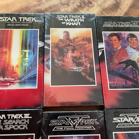 Star Trek Large VHS DVD Book Lot Motion Picture Where No Man Cage Generations - Picture 3 of 10